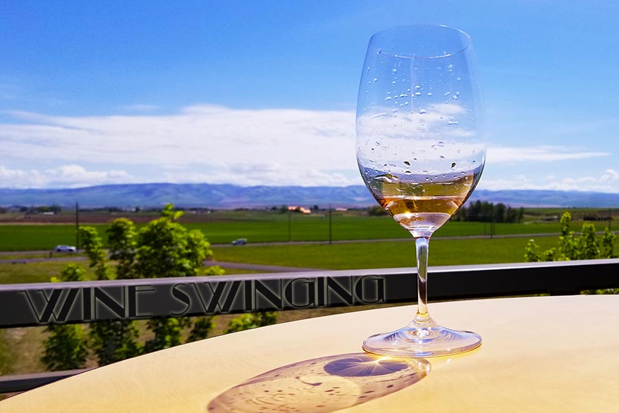OregonWashington Rosé Wine Uprising Wine Swinging