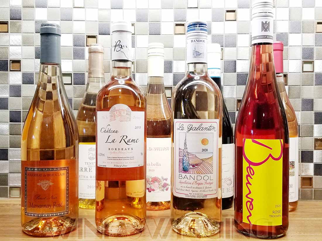 Wine Tasting Wines Eight Challenge Rosé Swinging 2021 -